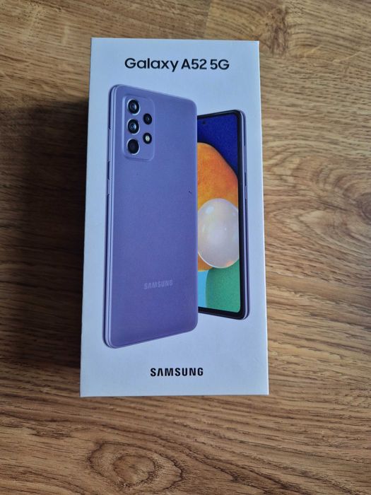 Samsung Galaxy A52 5G z oryginalnym kablem i ładowarką plus etui gratis