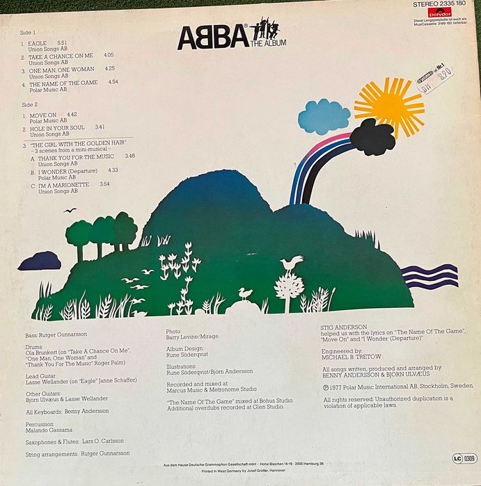 платівки ABBA, Sandra, W.Houston, Boney M, G.Gaynor, Space, etc