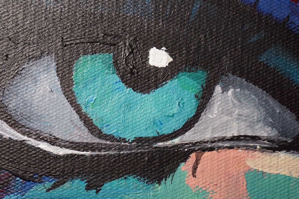 Obraz olejny Duży 80x100 ręcznie malowany portret pięknej kobiety