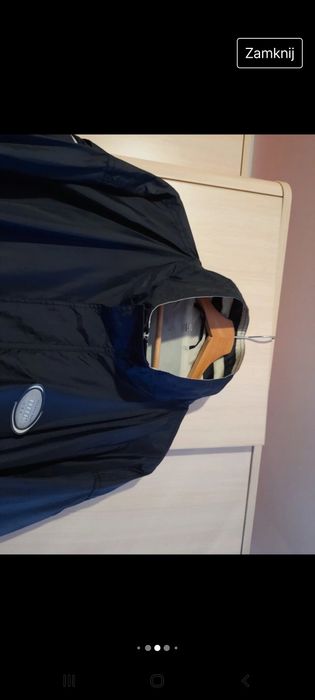 Kurtka męska z kołnierzem w paski XXL/3xl