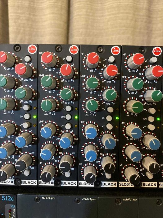 LinkAudio SLQ51X - Equalizador serie 500 - SSL 4K Black edition Clone