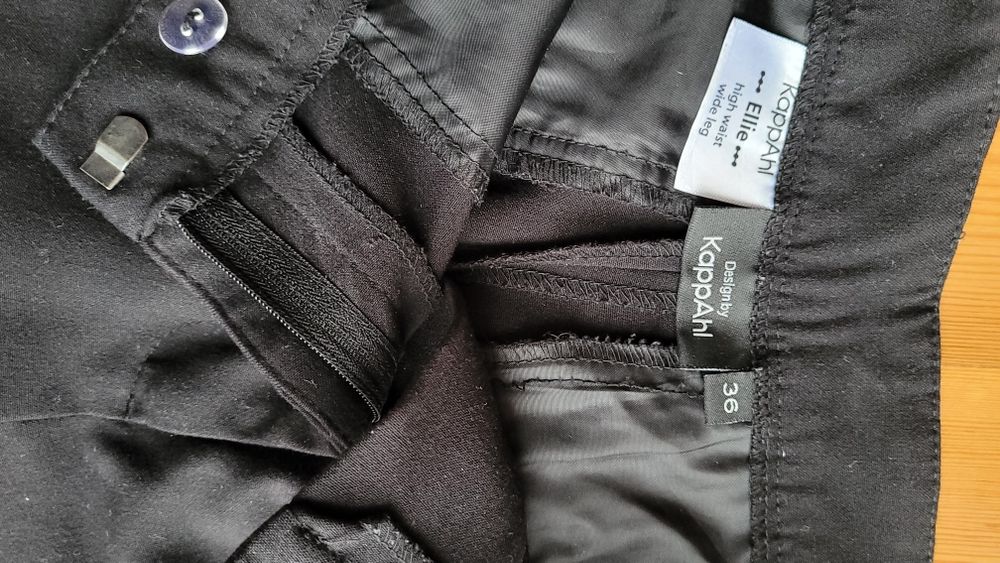 Spodnie damskie czarne