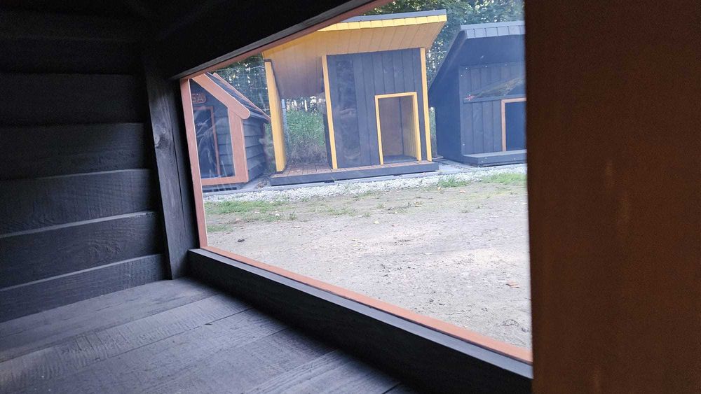 Buda dla psa ZIMOWO - LETNIA z oknem  Noanzo.pl XXL Polska firma