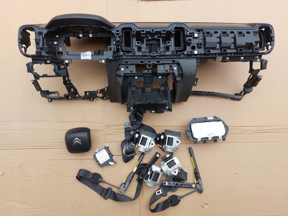 citroen c5 aircross konola deska airbag poduszka pasy oryginał 21r