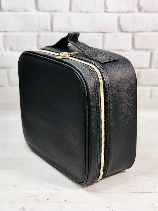Сумка-органайзер визажиста, косметикичка с зеркалом подсветкой