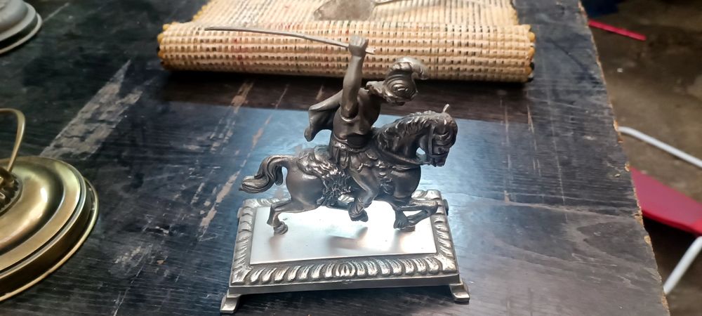 Brass Knight Figurine