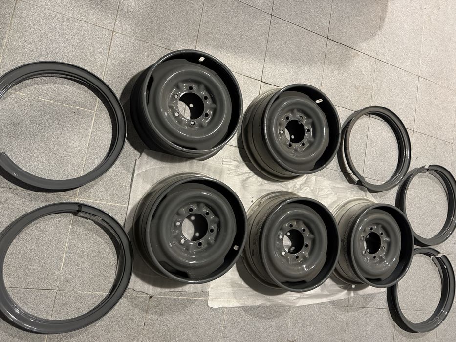 5 jantes bj40 iguais a novas