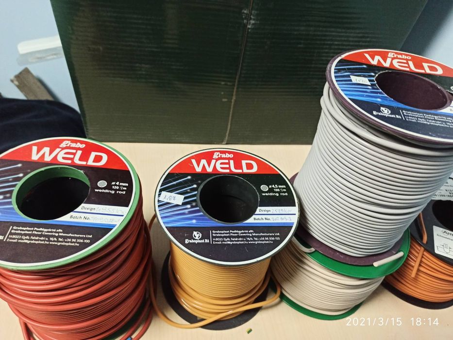 Шнури для проварки ПВХ покриттів