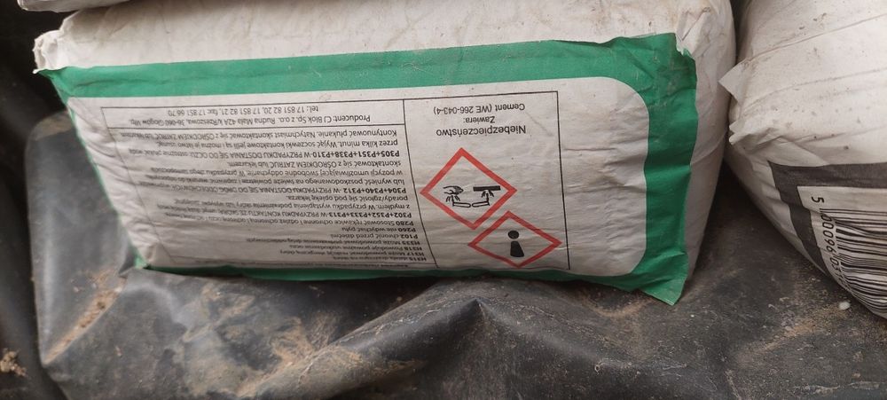 Zaprawa do kominow oddam jako gruz