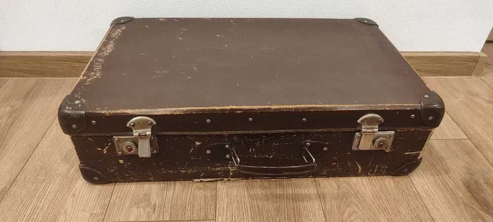 Stary Kufer, walizka, PRL Vintage