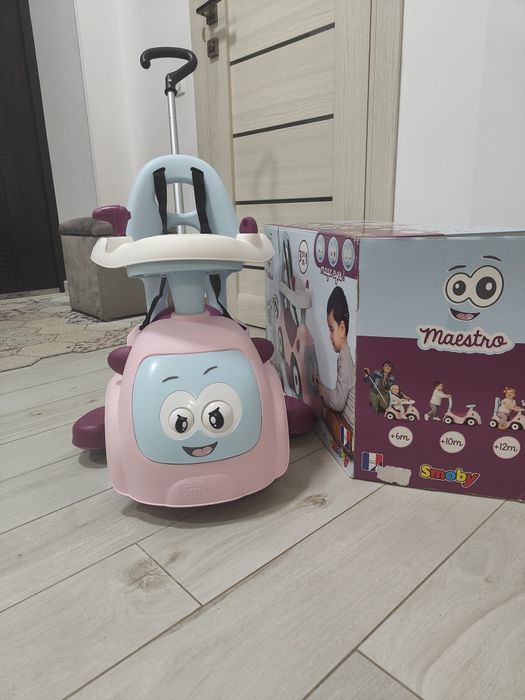 Толокар Smoby Маестро 3 в 1 рожевий