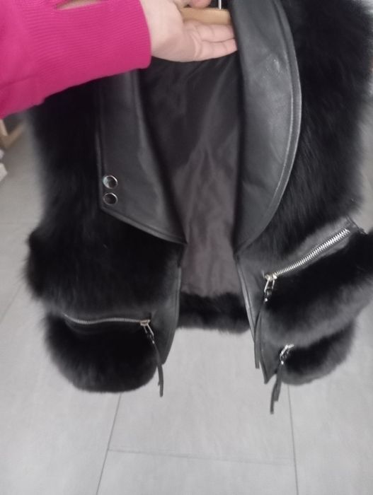 Kamizelka futro naturalne