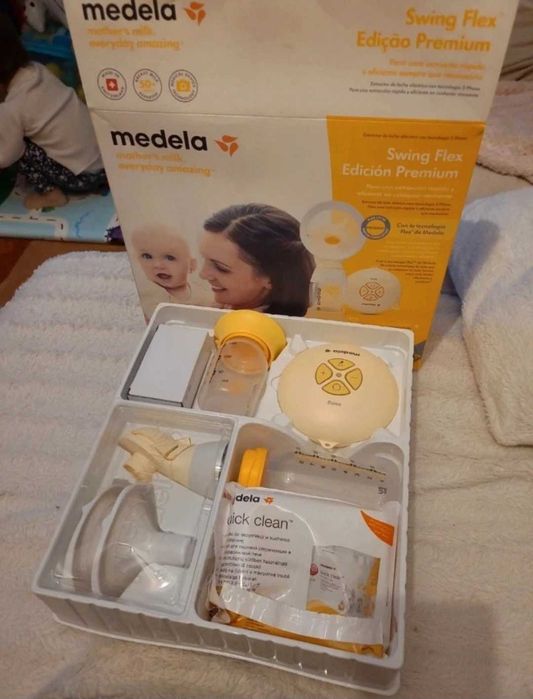 Bomba tira leite Medela swing flex edição premium