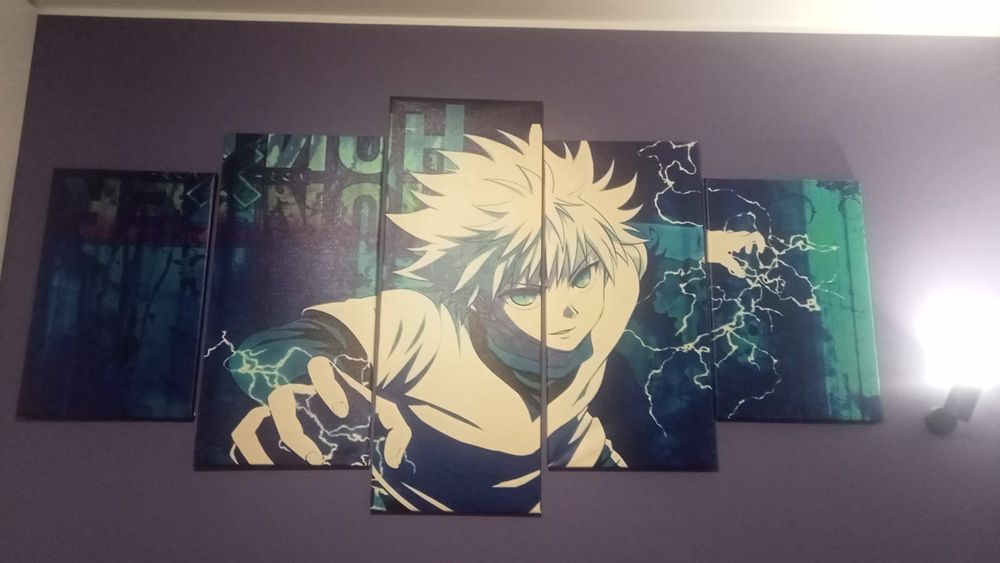 Wydruk na płótnie 5 sztuk Anime Killua Zoldy Hunter X