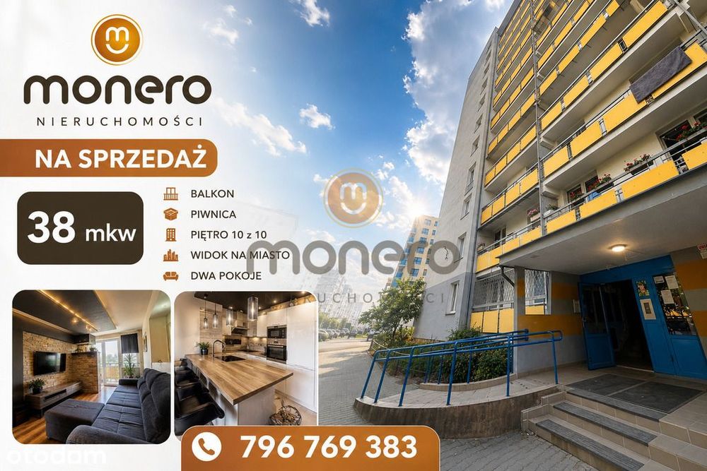 2 pokoje balkon loggia Żeromskiego 112