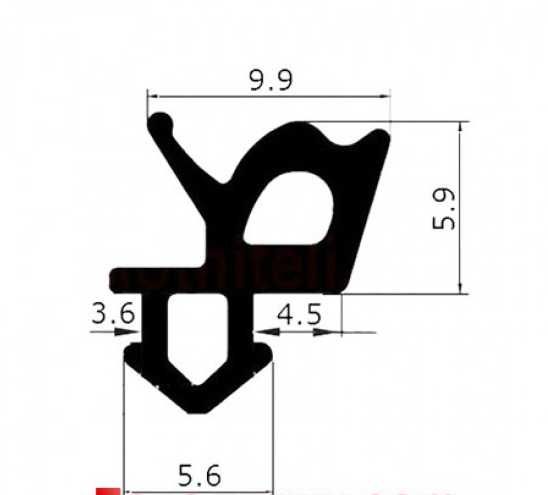 Уплотнитель для окон, резинка REHAU, Salamander ОРИГИНАЛ!!! EPDM