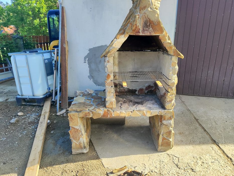 Grill betonowy kamienny