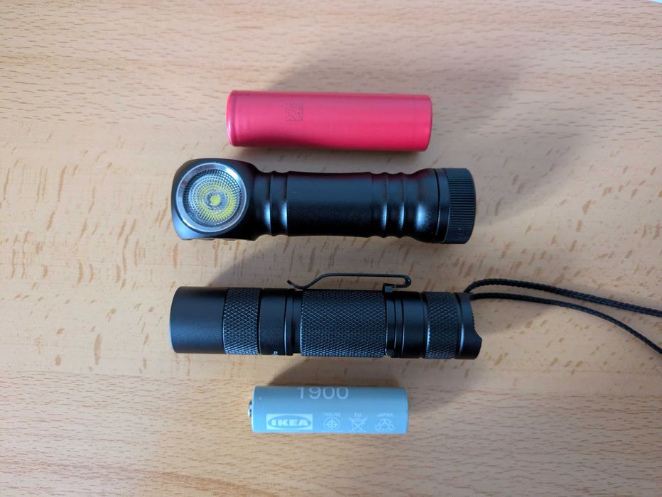 Lanterna Zebralight A6 Bateria lítio 18650