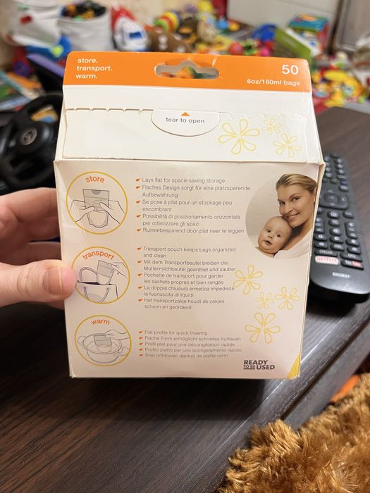 Medela пакети для зберігання та заморожування молока 50 шт