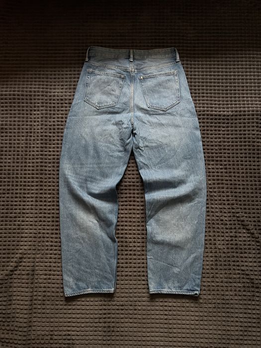 H&M (S/M) (W30/L32) Loose Fit Regular Jeans чоловічі джинси світлі штани джинсові