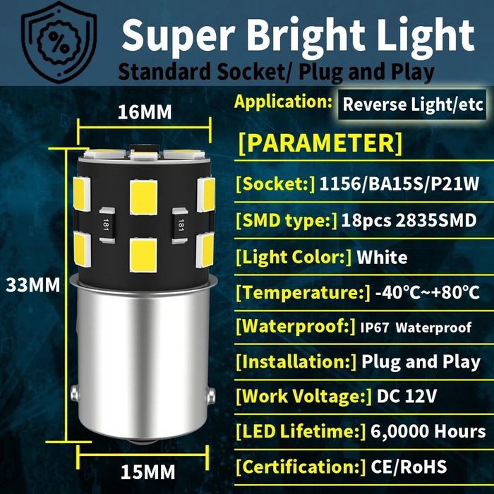1 par de Leds para o grupo VW  Novas