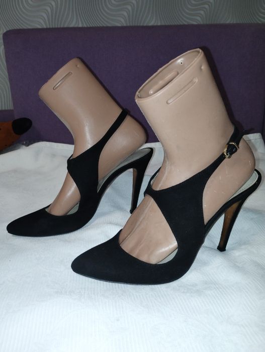 Замшеві жіночі босоніжки р.39-40