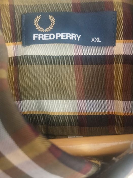 Fred Perry — сорочка в клітинку