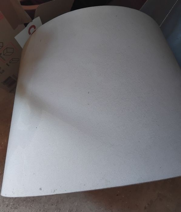 Candeeiro cinza 35 cm diâmetr.