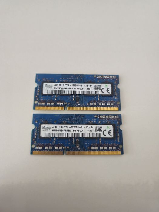 Оперативна пам'ять SK hynix 8GB DDR3L 1600MHz (2x4GB) SO-DIMM для ноутбука