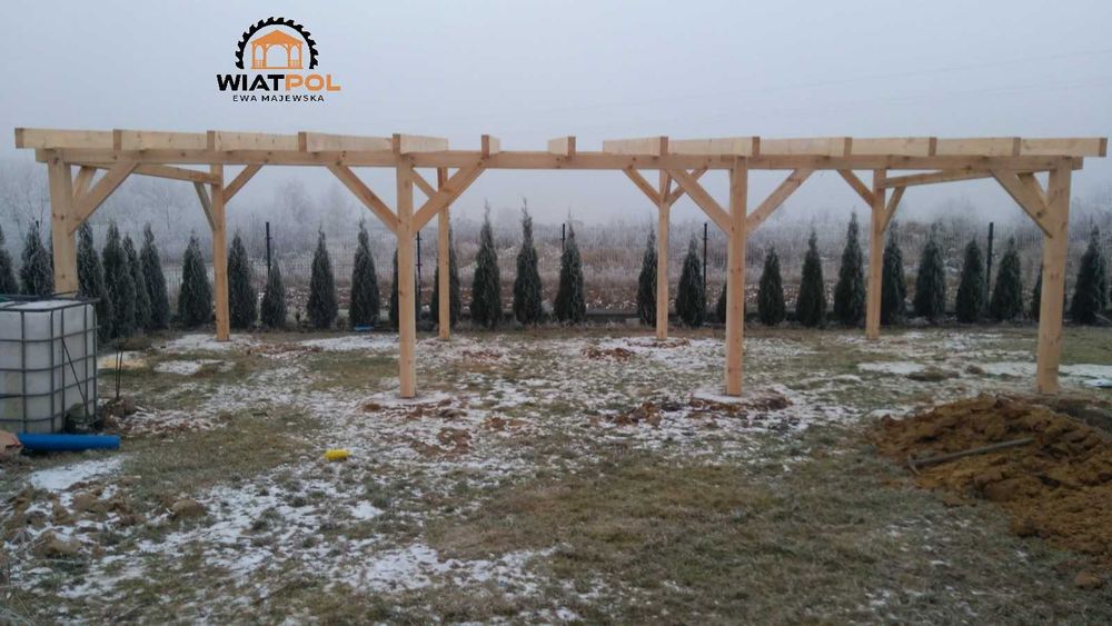 WIATA jednospadowa pod fotowoltaikę 10 x 4,5