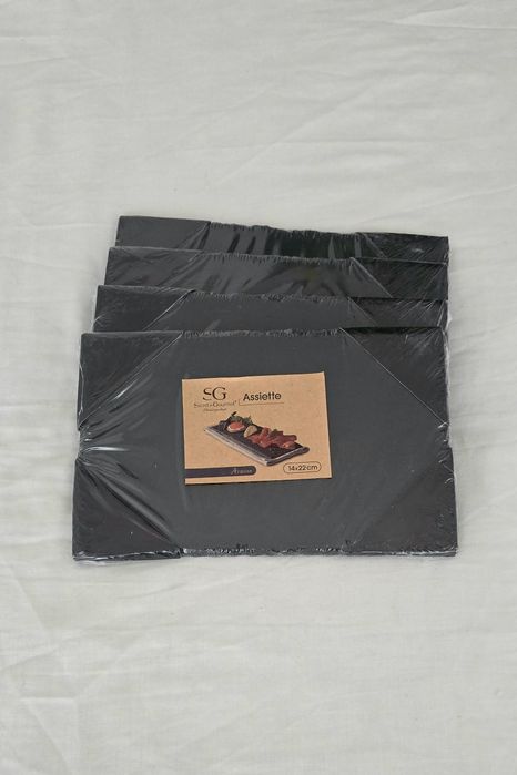 Tabuleiro retangular em ardósia (4 unidades)