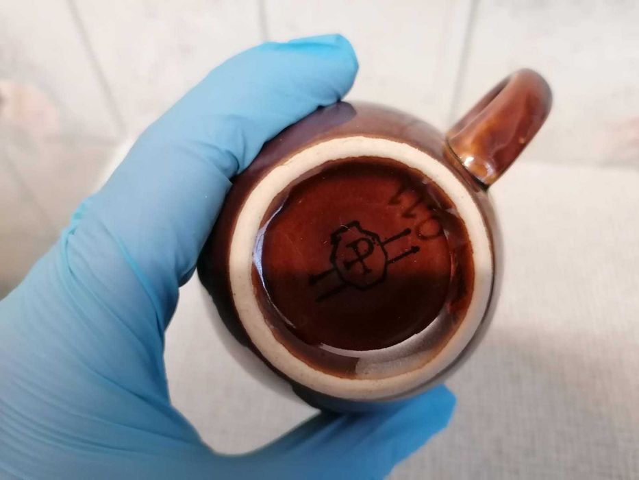 Serwis zestaw kawowy porcelit kamionka Pruszków PRL GRATIS