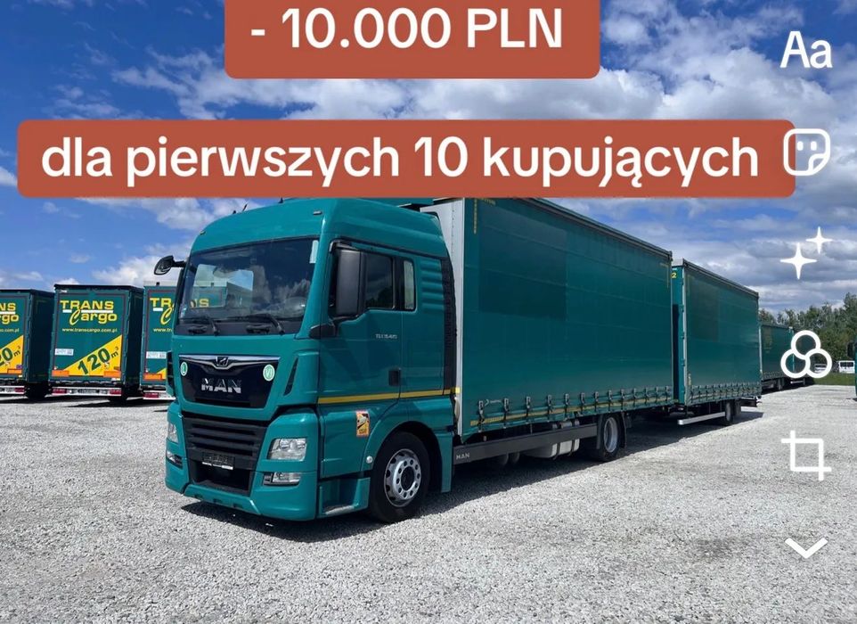 MAN TGX 18.430  1 wlasiciel , Jumbo H-3,05