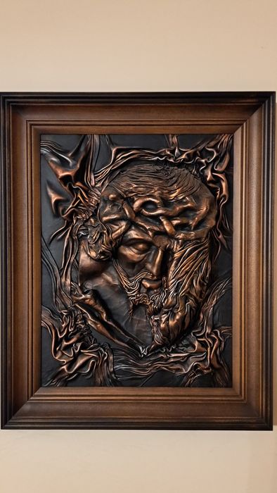 Obraz ze skóry naturalnej