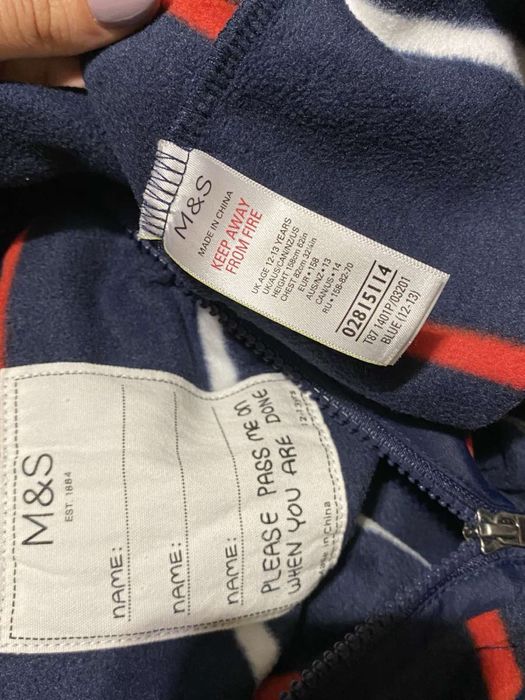 Флісовий светр M&S 152/158 р.
