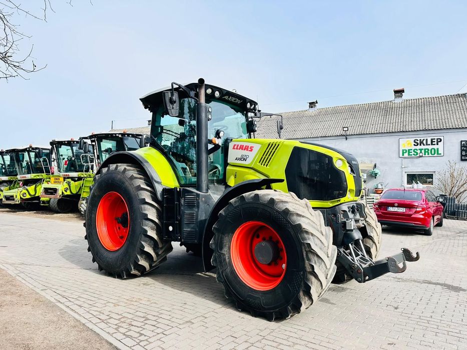 Claas Axion 870 CMATIC CEBIS  nawigacja S10, nowe opony, miękka oś i kabina