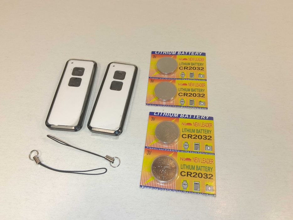 Y041 Zestaw 2 Pilotów Do Bramy Alarmu Uniwersalne 433MHz BaterieCR2032