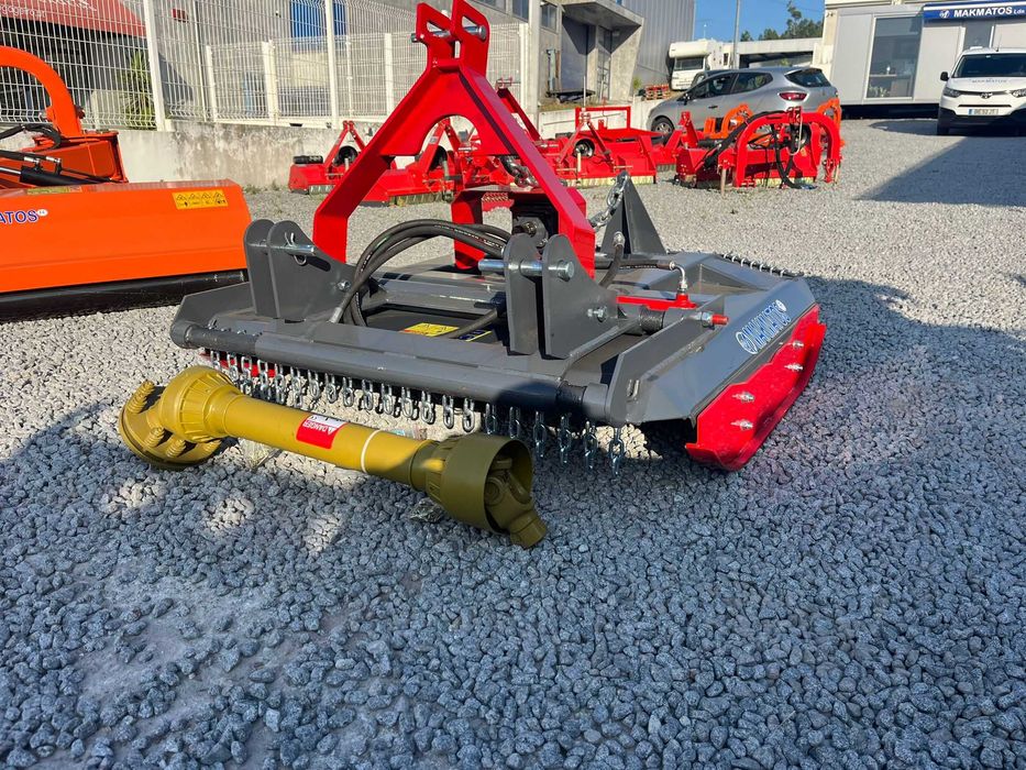 Capinadeira corta-mato descentrável hidráulica 1.30m reforçada NOVO