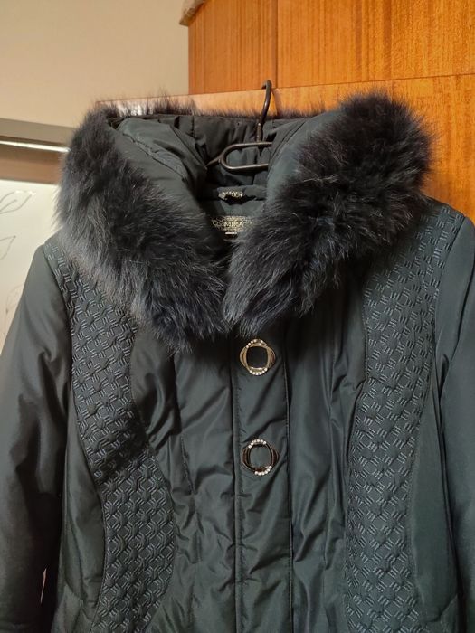 Жіноча зимова куртка (пуховик) 58 розмір