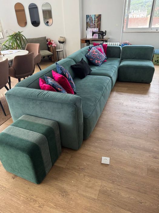 Sofa lounge verde
