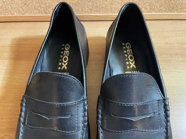 Sapatos Mocassim Geox Preto Tam. 42 Como Novos