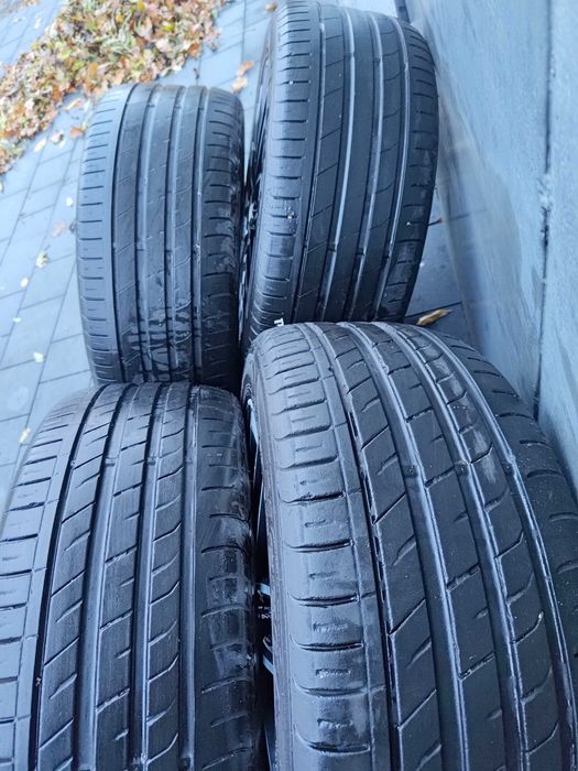 Felgi BORBET BS 17 cali 5x112 VW Audi Seat Skoda Mercedes BMW + opony