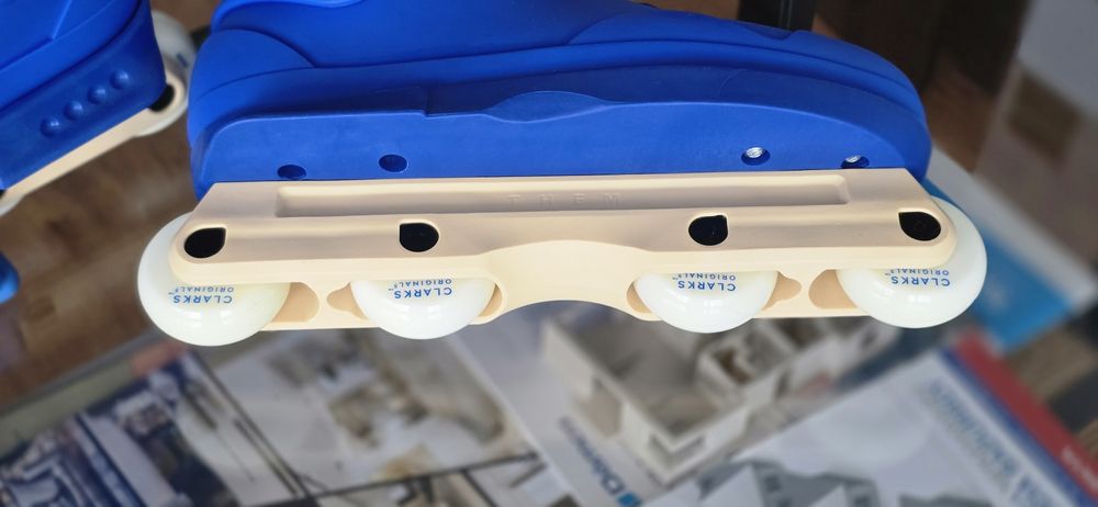 Rolki agresywne Them Clarks blue medium nowe