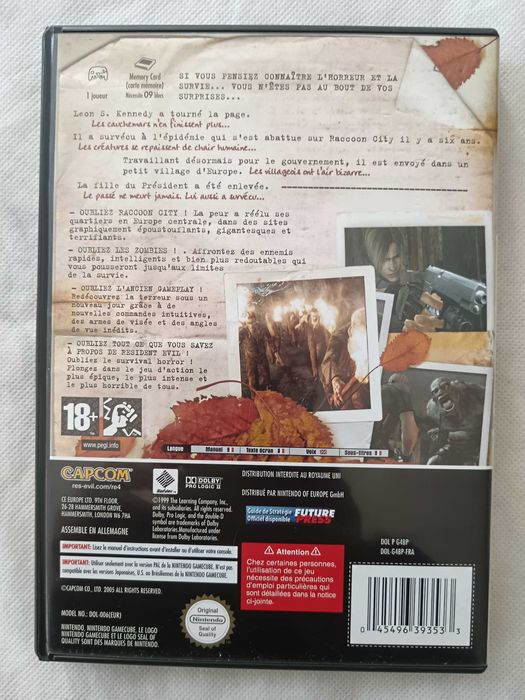 Resident Evil 4 [Nintendo GameCube, 2005] 100% Complete - FR
