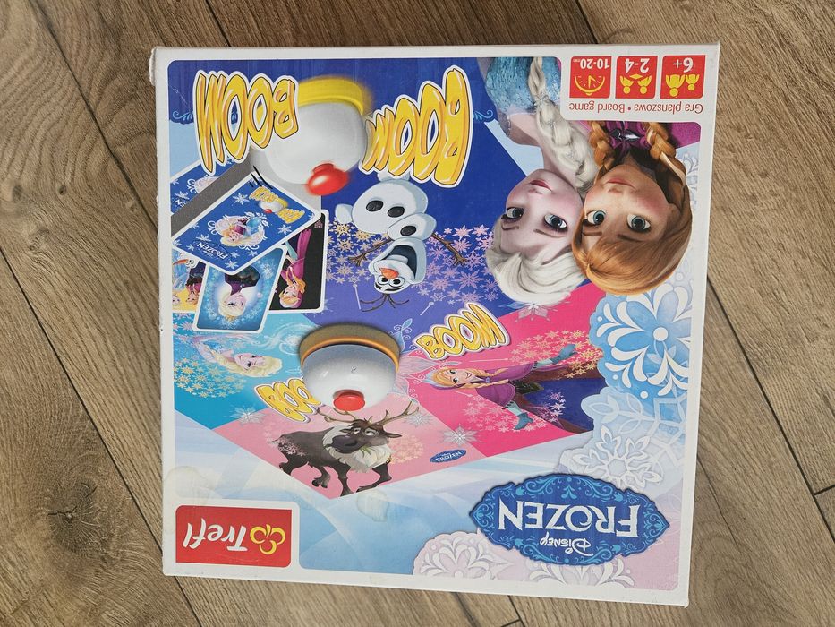 Gra Trefl   Frozen  Królowa Lodu Boom Boom  6÷