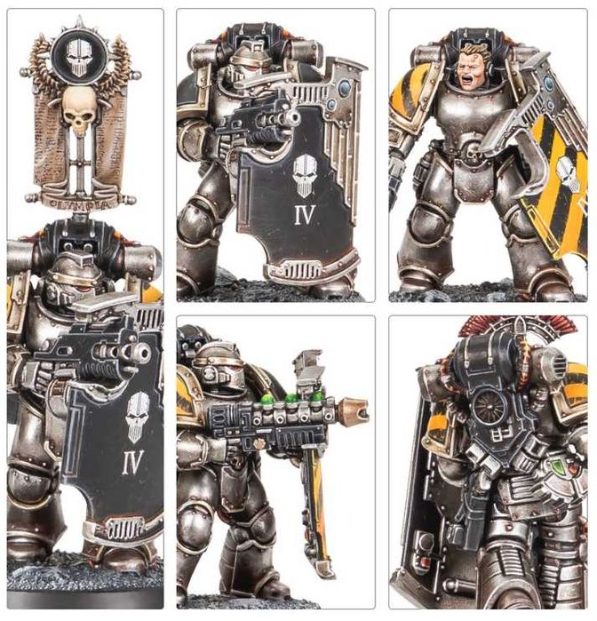Warhammer The Horus Heresy Space Marines MKIII Breacher Squad
