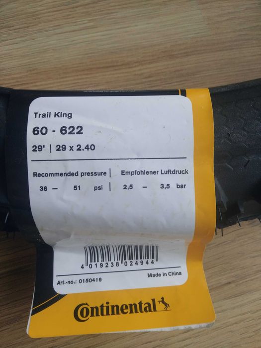 Continental Trail King 2.4 - 29 x 2.40 - 180 TPI