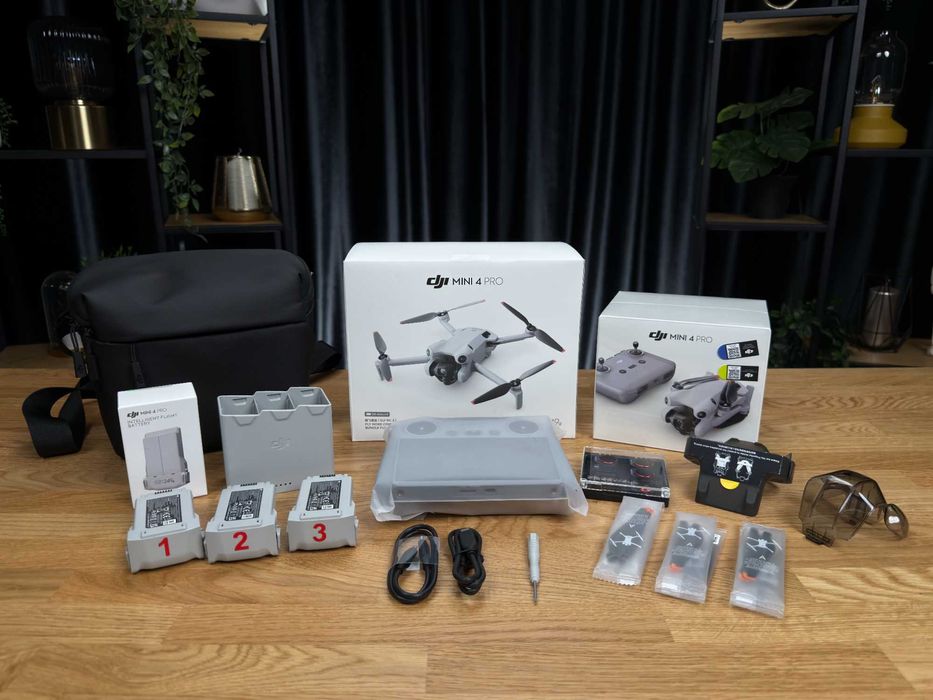 DJI Mini 4 Pro Fly More Combo+ Akumulator+ Filtry || NOWY DRON