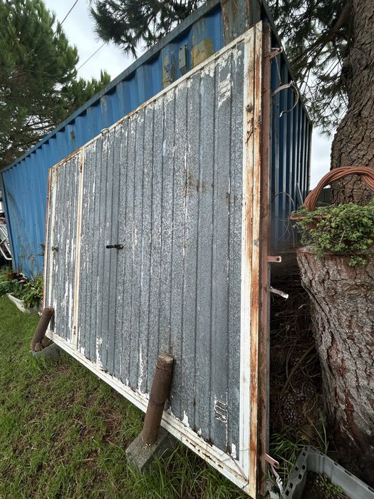 Portão basculante de pesos de garagem