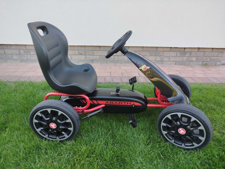 Gokart na pedały dla dzieci MILLY MALLY Abarth Czarny